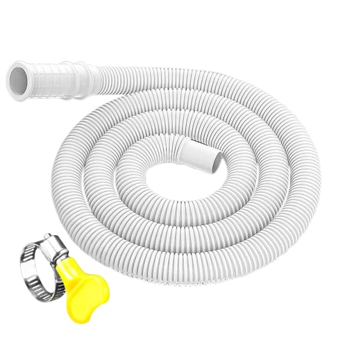 birdusunce 除湿機 室内用 ドレンホース,エアコン用 水抜きホース クランプ付き | 漏水防止 自在パイプ 除湿機 洗濯機 排水用